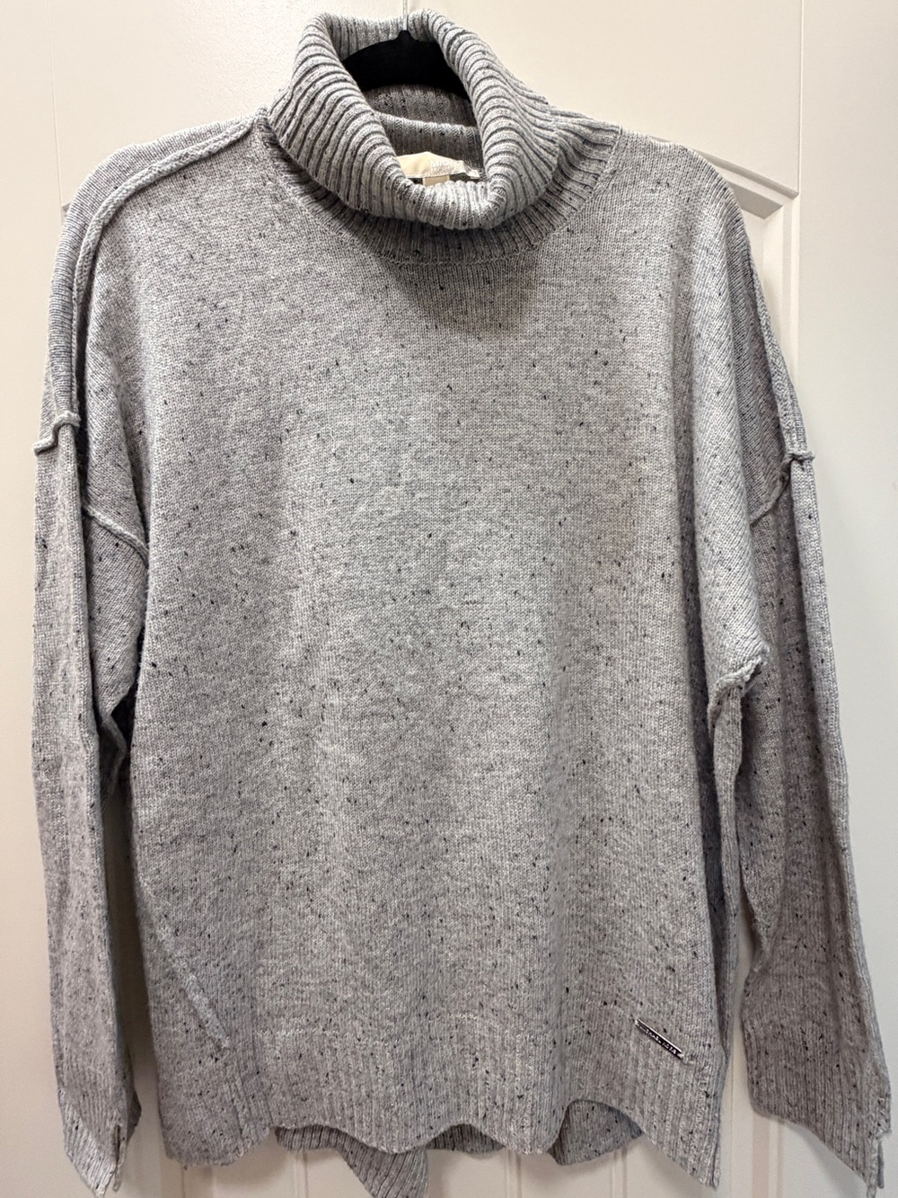 Michael Kors Heather Gray Turtleneck Sweater